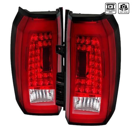 Spec-D Tuning 14-18 GMC Yukon LED Tail Lights LT-YUK15RLED-TM
